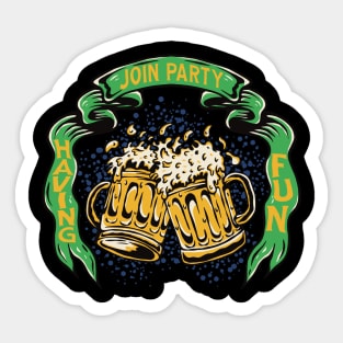 Beer Party Sticker